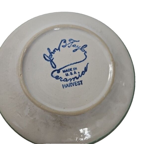 John B Taylor Louisville Stoneware Ceramics Harvest 6 1/8" Bread Plate - Picture 4 of 5